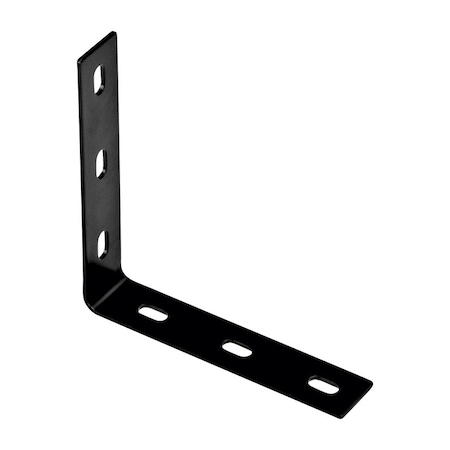 National Hardware National Hardware 7.1 in. H X 1.5 in. W X 0.125 in. D Black Carbon Steel Inside/Outside Corner Brace N351-465